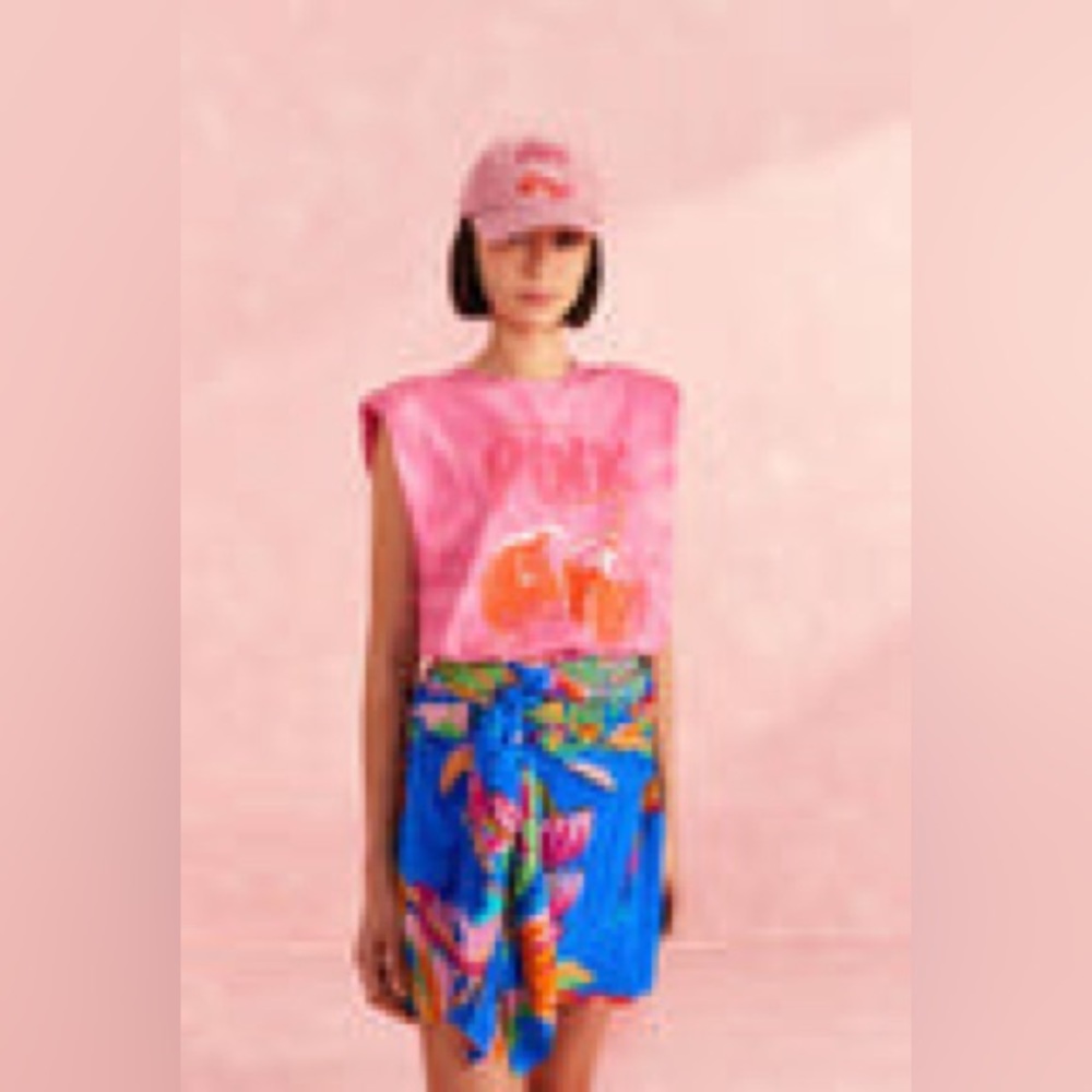 NWT Farm Rio Painted Jungle Mini Skirt